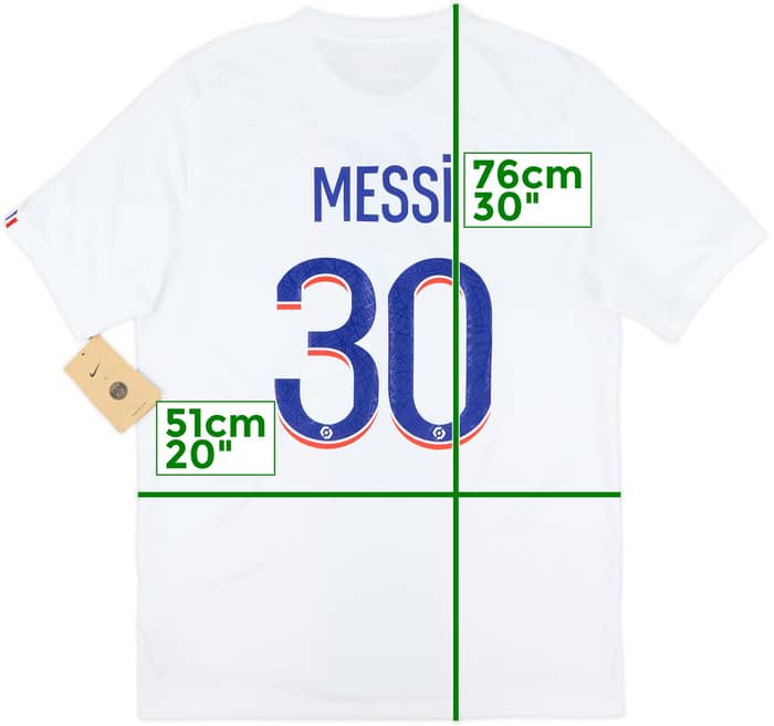 2022-23 Paris Saint-Germain Third Shirt Messi #30 (M)