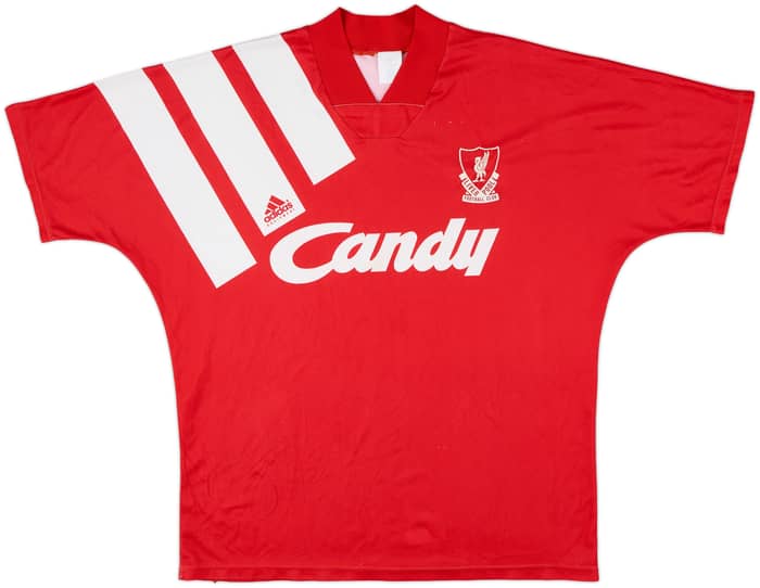 1991-92 Liverpool Home Shirt - 6/10 - (L)
