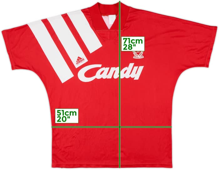 1991-92 Liverpool Home Shirt - 6/10 - (L)
