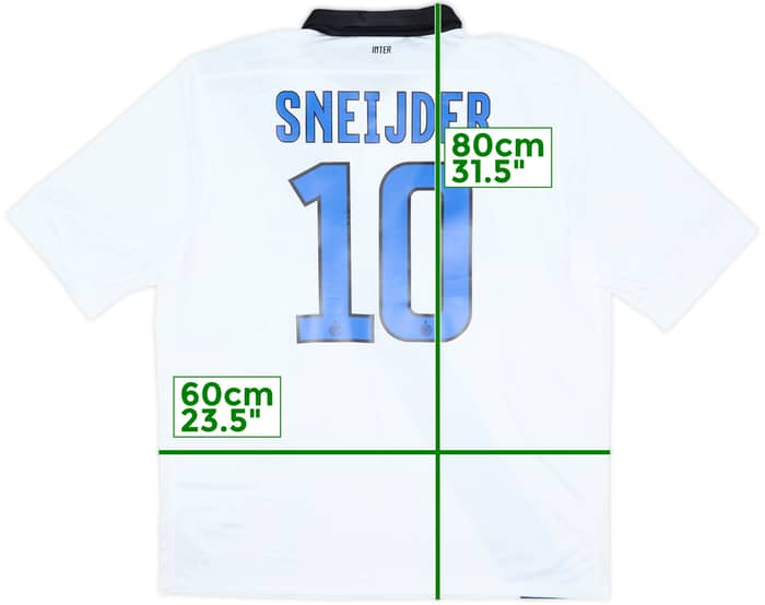 2011-12 Inter de Milán Camiseta Visitante Sneijder #10 (XL)