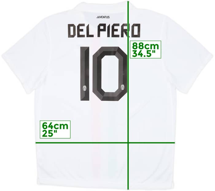 2010-12 Juventus Away Shirt Del Piero #10 (XXL)