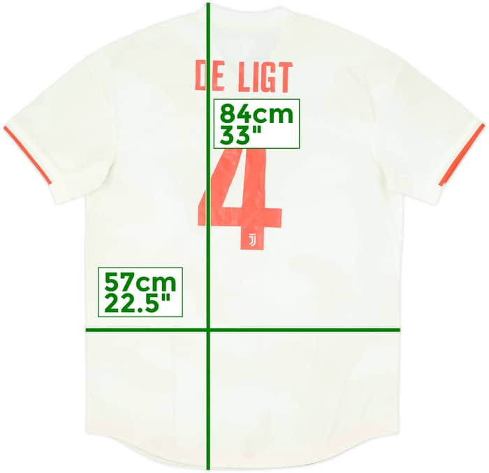 2019-20 Juventus Player Issue Away Shirt De Ligt #4 (L)