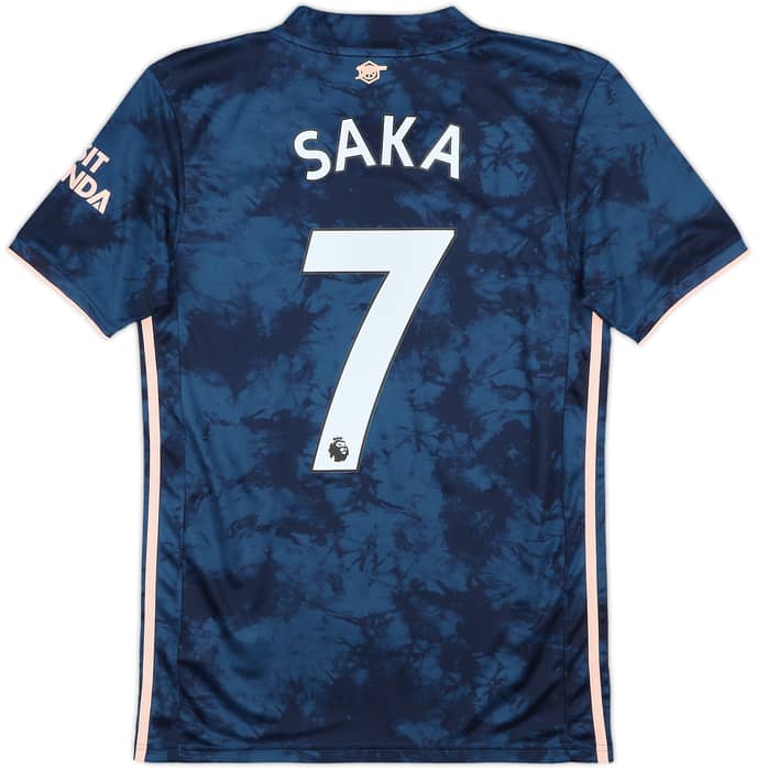 2020-21 Arsenal Third Shirt Saka #7 (XS)