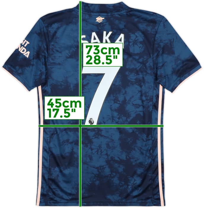2020-21 Arsenal Third Shirt Saka #7 (XS)