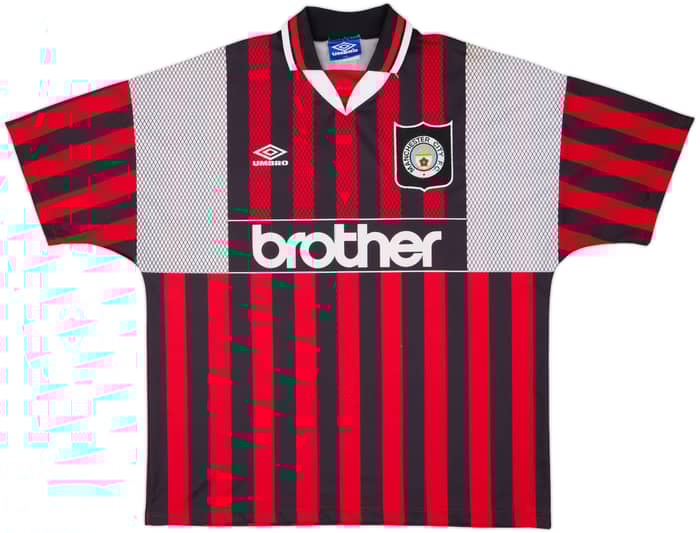 1994-96 Manchester City Away Shirt Rosler #28 - 8/10 - (XXL)