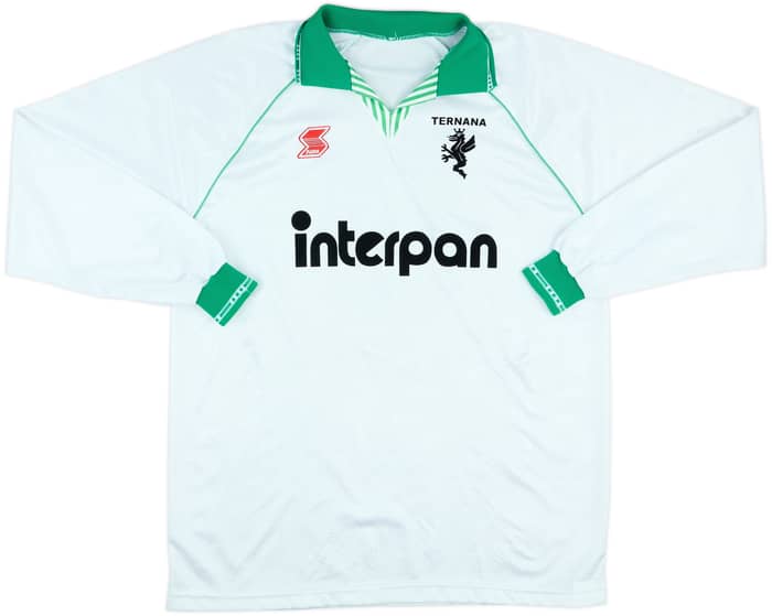 1990-91 Ternana Match Issue Away L/S Shirt #8