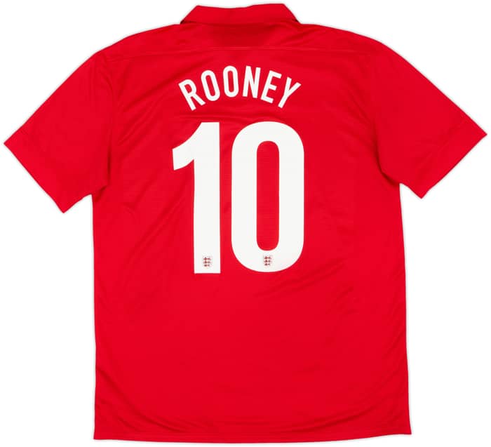 2013 England Away 150th Anniversary Shirt Rooney #10 - 6/10 - (L)