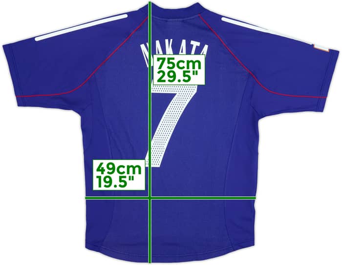 2002-04 Japan Home Shirt Nakata #7 - 5/10 - (M)