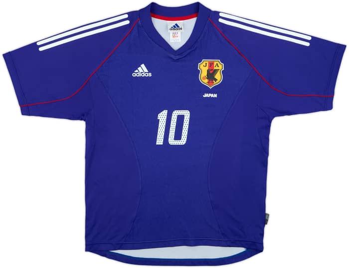 2002-04 Japan Home Shirt Nakamura #10 - 8/10 - (M)