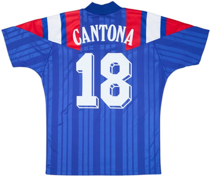 1992-94 France Home Shirt Cantona #18 - 10/10 - (M/L)