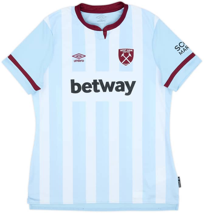 2021-22 West Ham Away Shirt - 6/10 - (Women's M)