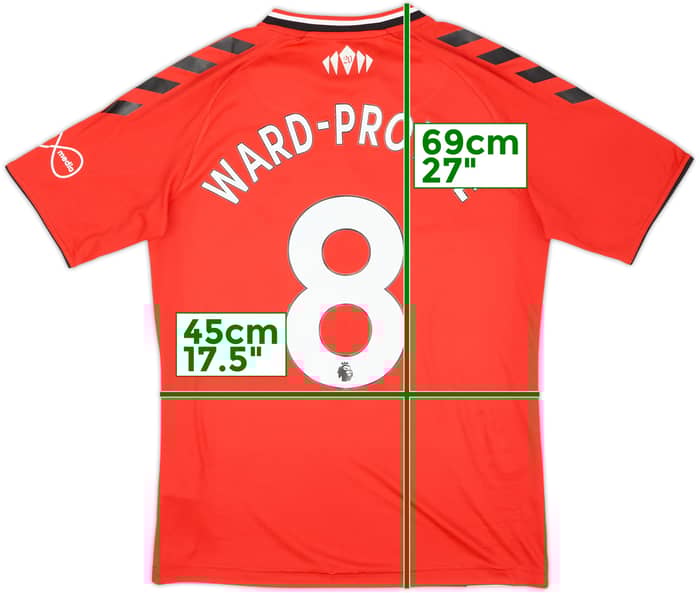 2021-22 Southampton Home Shirt Ward-Prowse #8 (S)