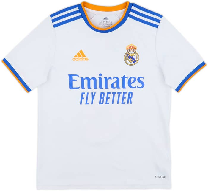 2021-22 Real Madrid Home Shirt Kroos #8 - 9/10 - (L.Boys)
