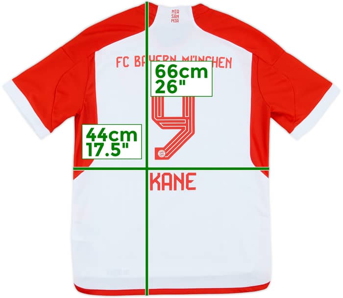 2023-24 Bayern Munich Home Shirt Kane #9 - 10/10 - (L.Boys)