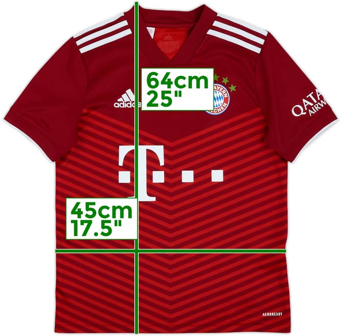2021-22 Bayern Munich Home Shirt - 6/10 - (L.Boys)