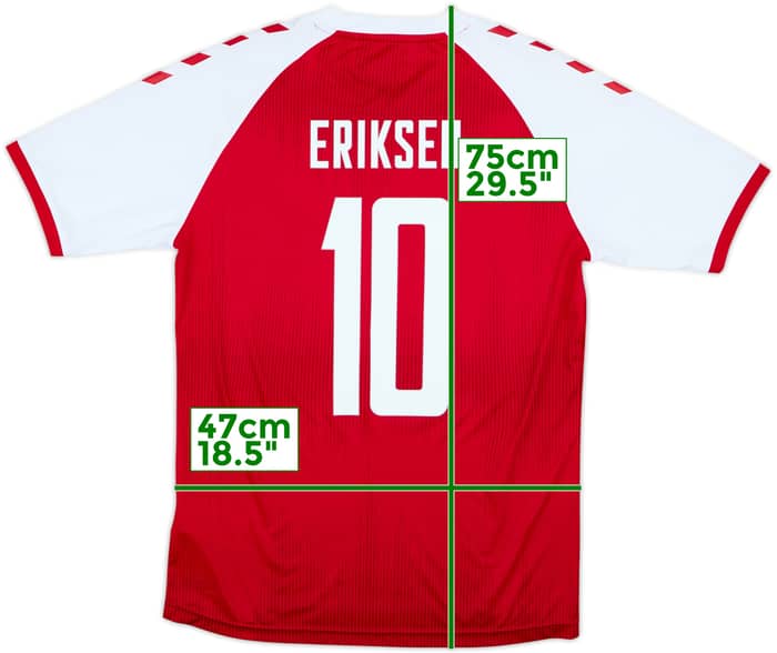 2020-21 Denmark Home Shirt Eriksen #10 - 10/10 - (M)