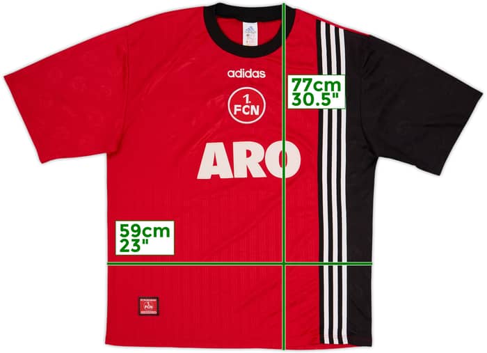 1997-98 Nurnberg Home Shirt #3 - 5/10 - (XL)