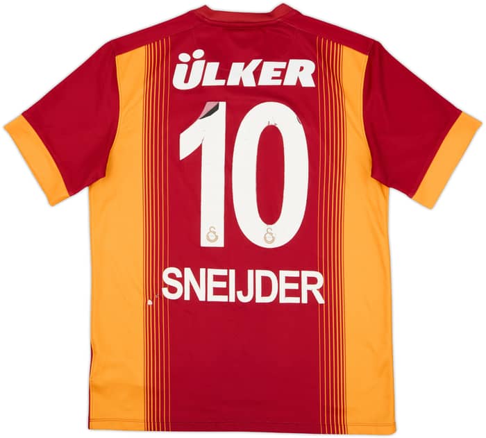 2014-15 Galatasaray Home Shirt Sneijder #10 - 5/10 - (M)