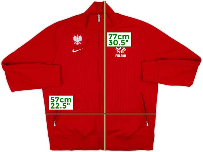 2012-13 Poland Nike Track Jacket - 8/10 - (XL)
