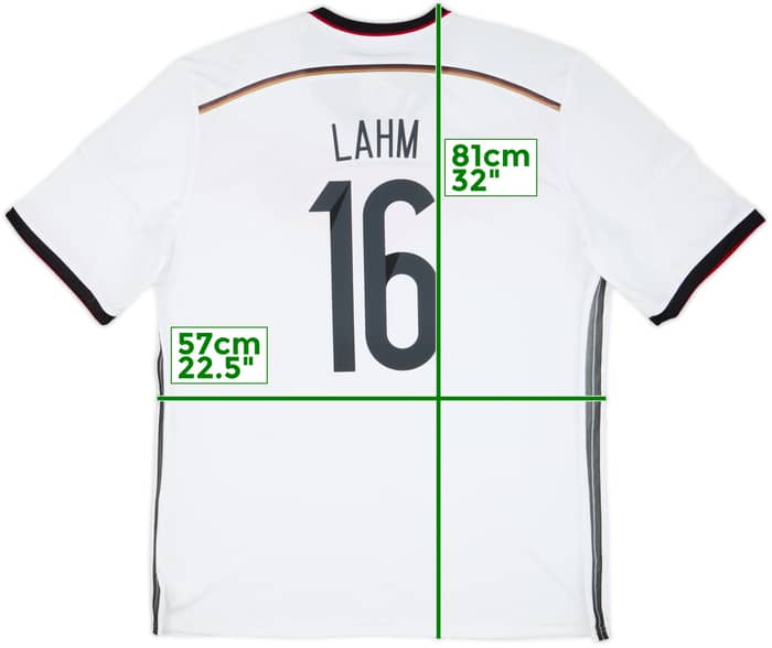 2014-15 Germany Home Shirt Lahm #16 (XXL)