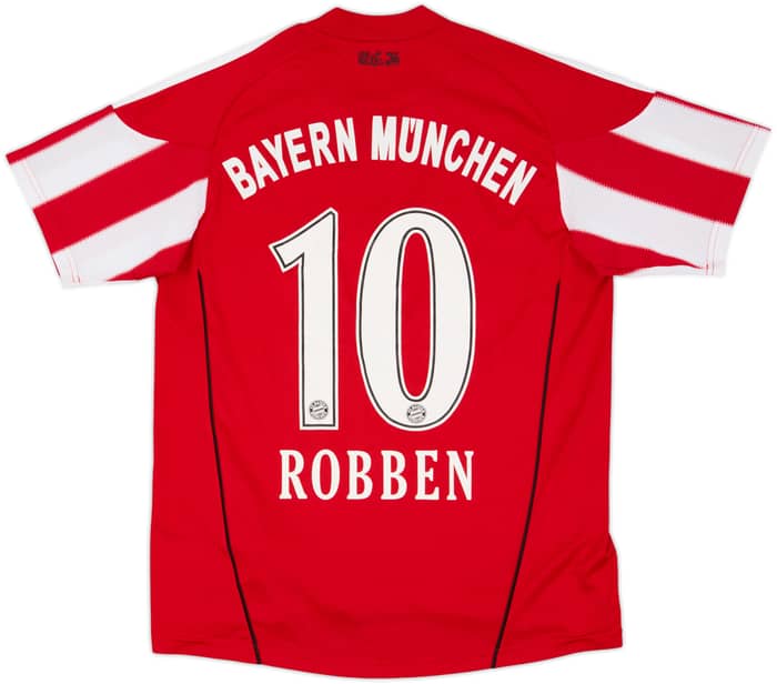 2010-11 Bayern Munich Home Shirt Robben #10 - 8/10 - (L.Boys)