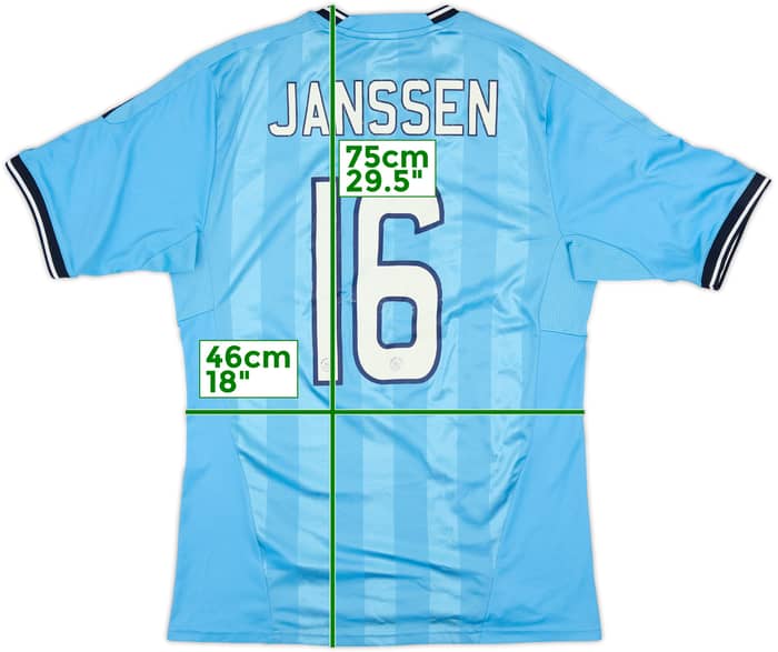 2011-12 Ajax Away Shirt Janssen #16 - 7/10 - (M)
