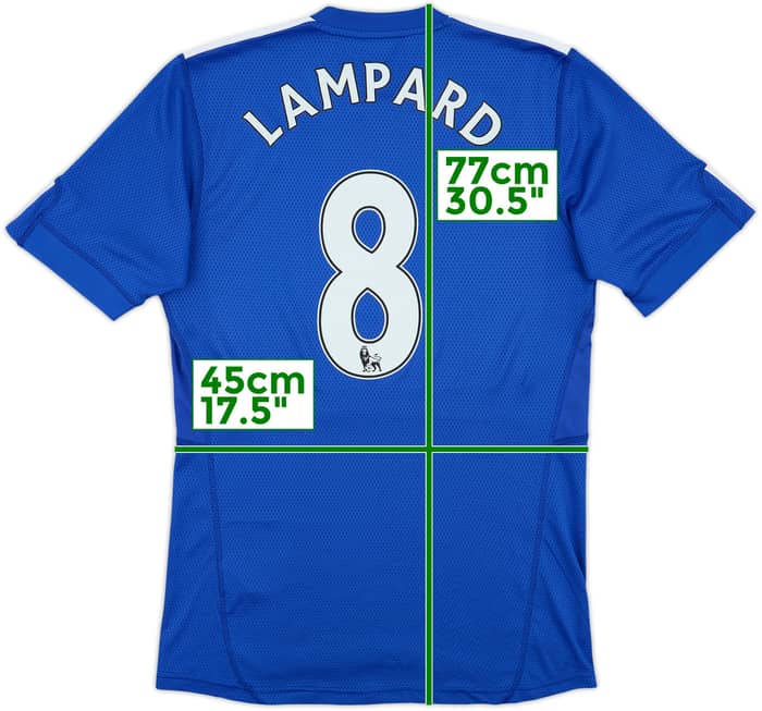 2009-10 Chelsea Home Shirt Lampard #8 - 9/10 - (S)