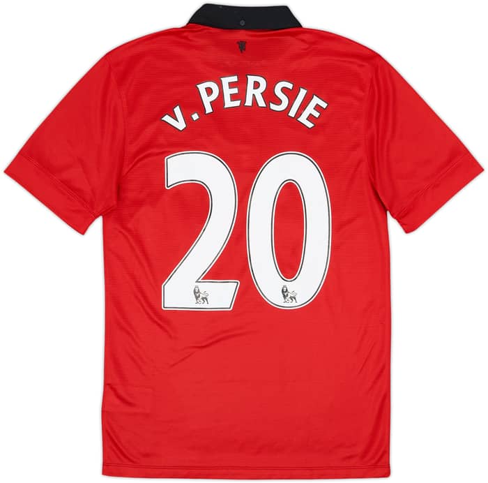 2013-14 Manchester United Home Shirt v. Persie #20 - 7/10 - (S)