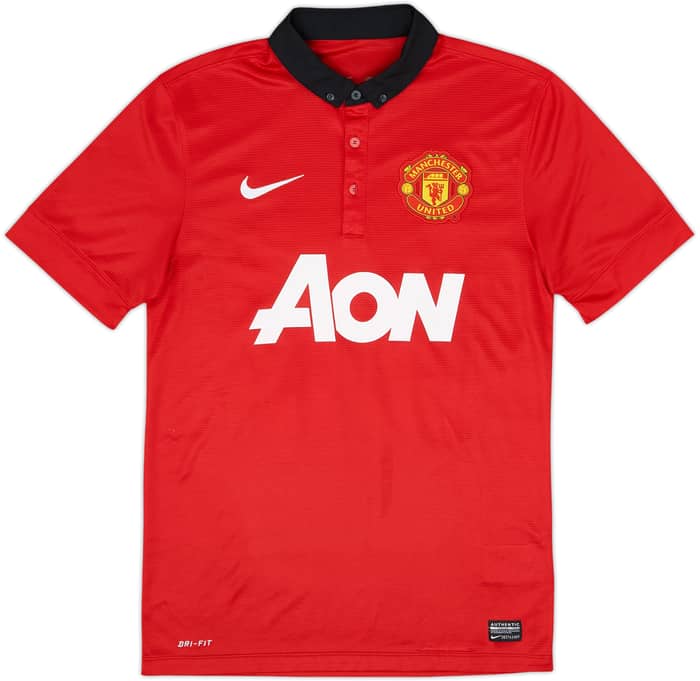 2013-14 Manchester United Home Shirt v. Persie #20 - 7/10 - (S)