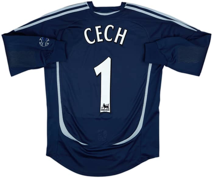 2006-08 Chelsea GK Shirt Cech #1 - 6/10 - (S)