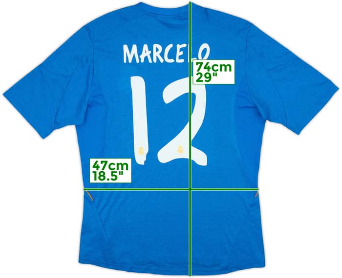 2013-14 Real Madrid Away Shirt Marcelo #12 - 6/10 - (M)