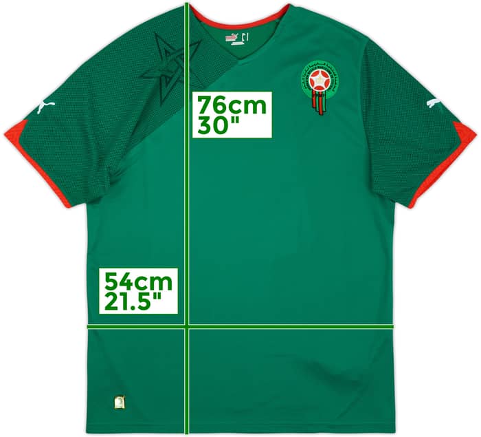 2010-12 Morocco Home Shirt - 9/10 - (L)