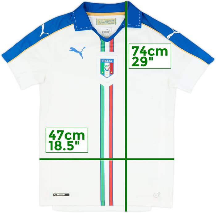 2016-17 Italy Away Shirt - 7/10 - (S)