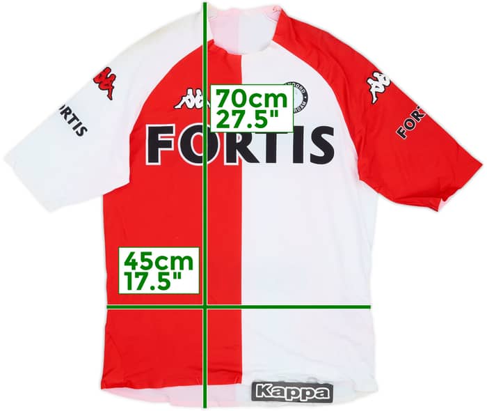 Camiseta versión jugador de local del Feyenoord 2006-07 (S)