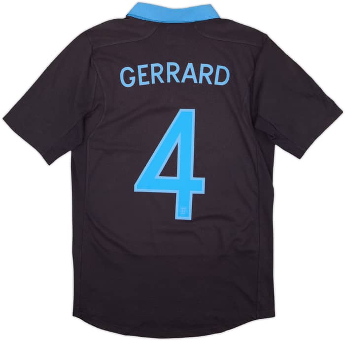 2011-12 England Away Shirt Gerrard #4 - 6/10 - (S)