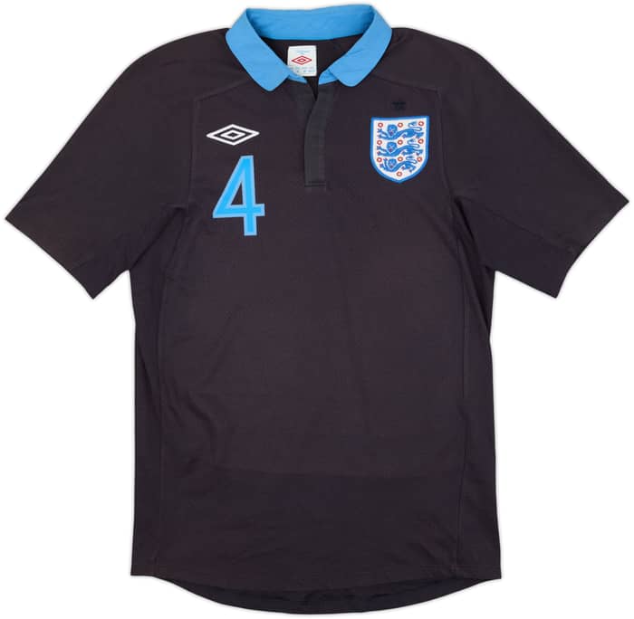 2011-12 England Away Shirt Gerrard #4 - 6/10 - (S)