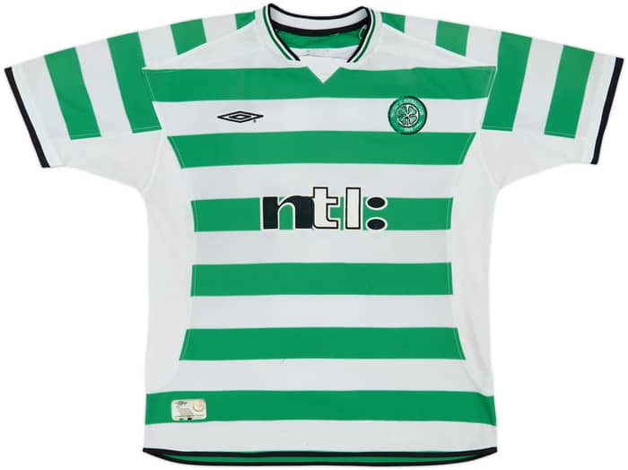 2001-03 Celtic Home Shirt - 4/10 - (XL)