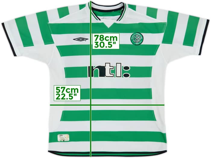 2001-03 Celtic Home Shirt - 4/10 - (XL)