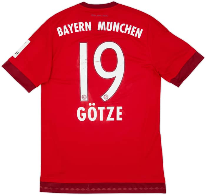 2015-16 Bayern Munich Home Shirt Gotze #19 - 6/10 - (S)