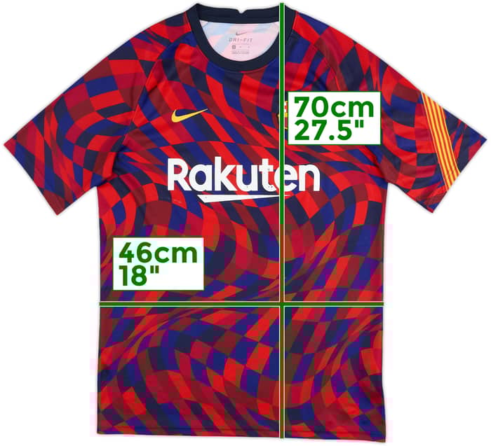 2020-21 Barcelona Nike Training Shirt - 6/10 - (M)