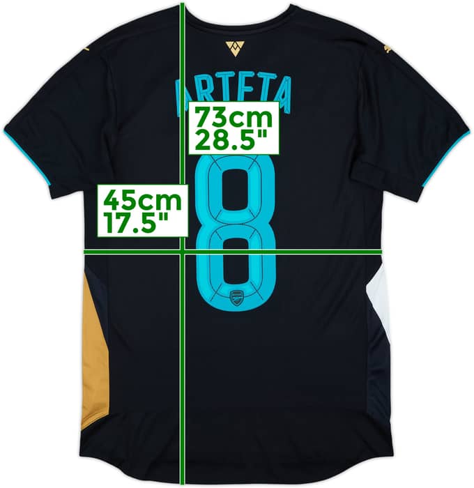 2015-16 Arsenal Third Shirt Arteta #8 - 8/10 - (S)