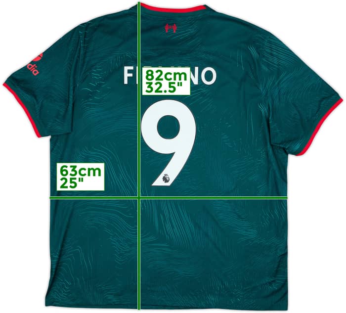 2022-23 Liverpool Third Shirt Firmino #9 - 8/10 - (XXL)