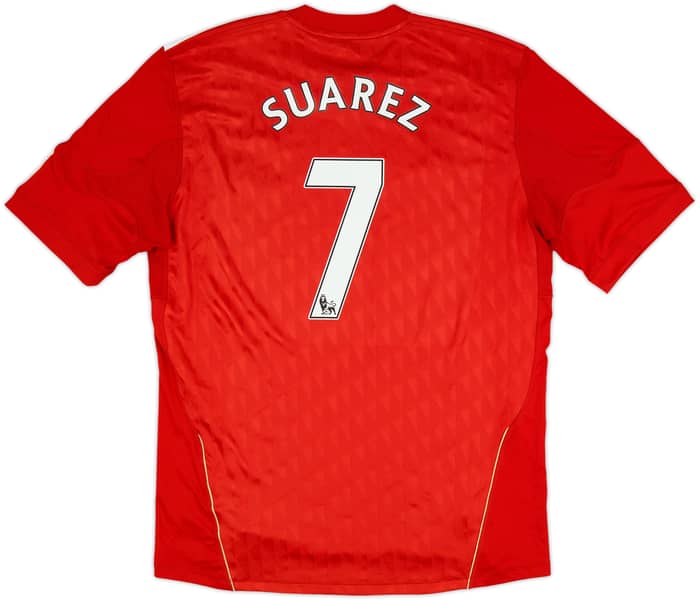 2010-12 Liverpool Home Shirt Suarez #7 - 6/10 - (XL)