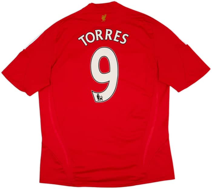 2008-10 Liverpool Home Shirt Torres #9 - 7/10 - (XL)
