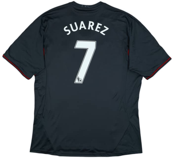 2011-12 Liverpool Away Shirt Suarez #7 - 8/10 - (XL)