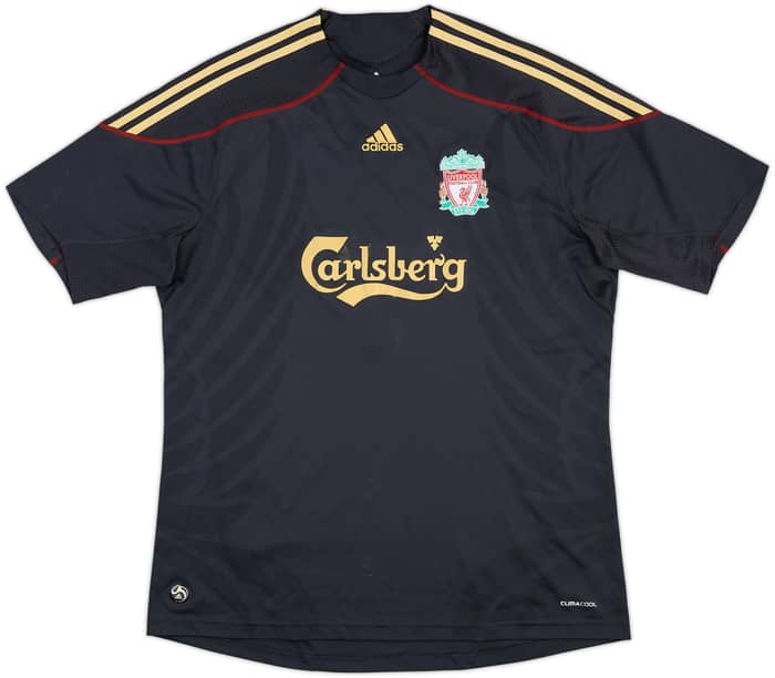 2009-10 Liverpool Away Shirt Agger #5 - 6/10 - (XL)