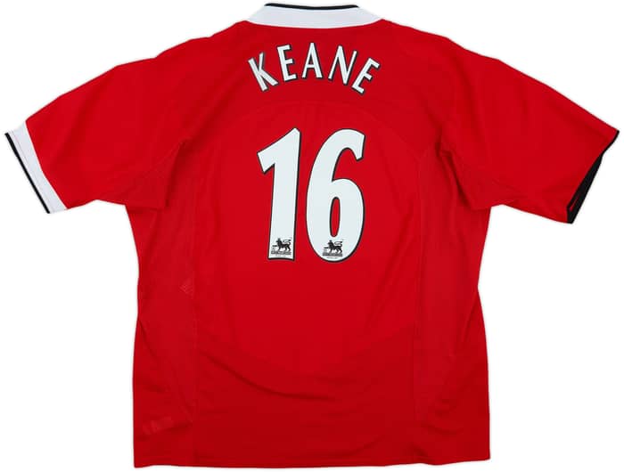 2004-06 Manchester United Home Shirt Keane #16 - 7/10 - (XXL)