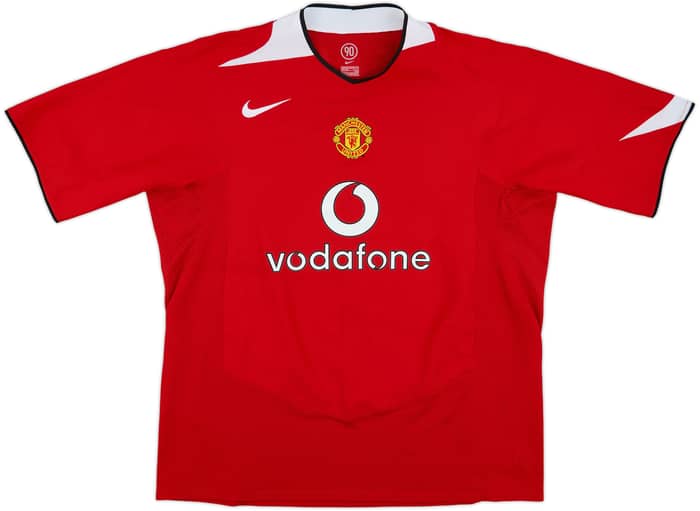 2004-06 Manchester United Home Shirt Keane #16 - 7/10 - (XXL)