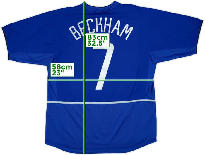 2002-03 Manchester United Third Shirt Beckham #7 - 8/10 - (XL)