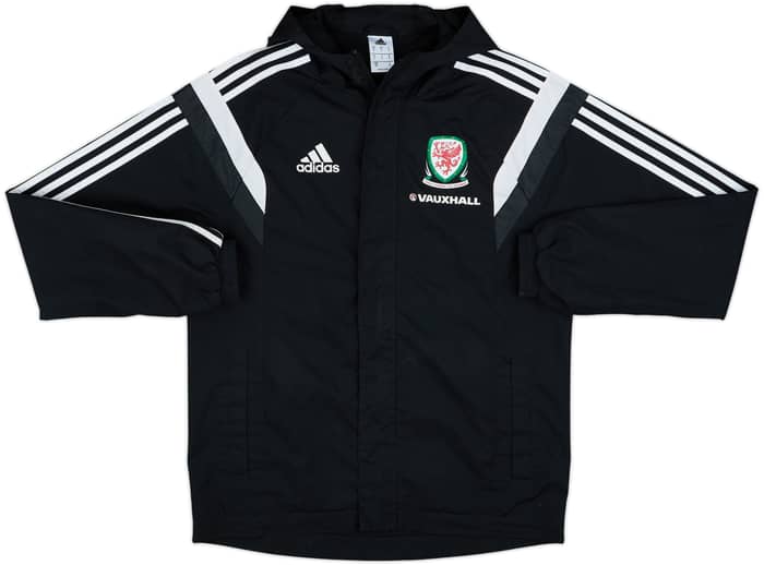 2014-15 Wales adidas Hooded Rain Jacket - 8/10 - (S)